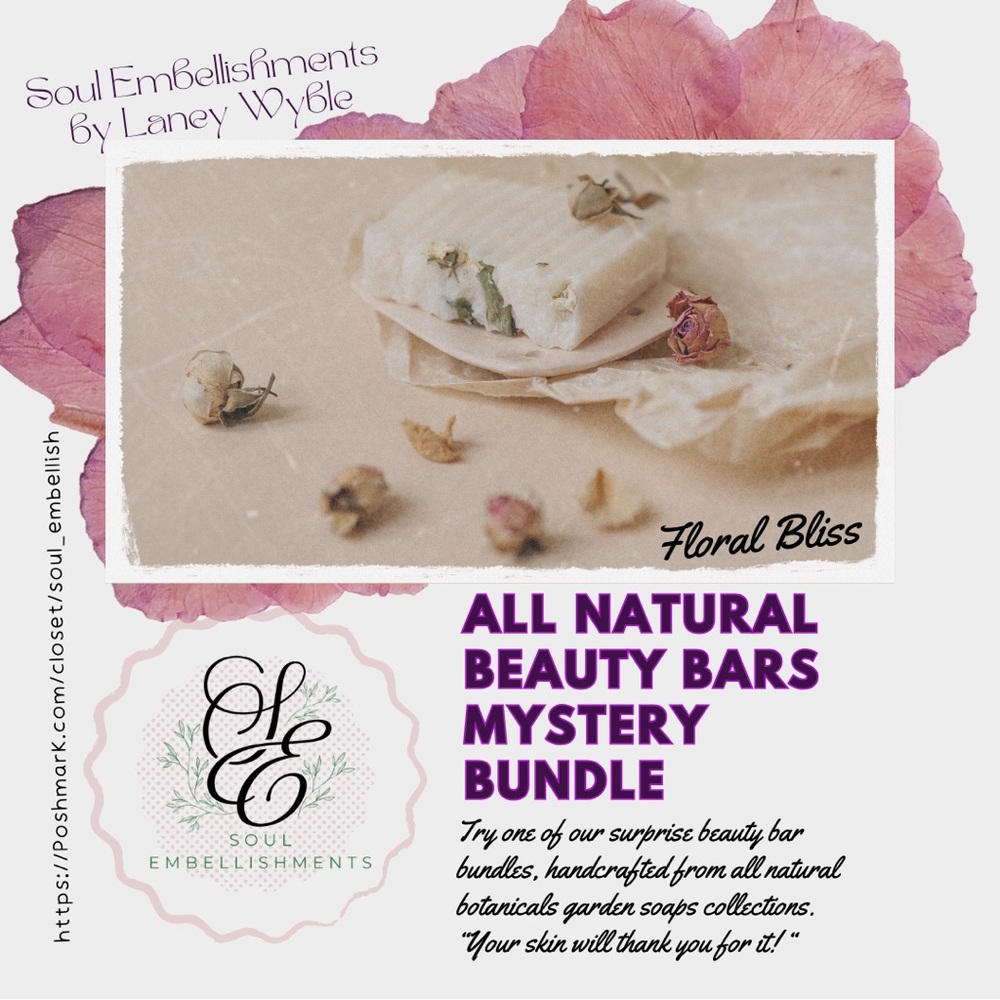 Surprise Me [Box of 5] Beautifully Handcrafted All Natural Botanical Soaps